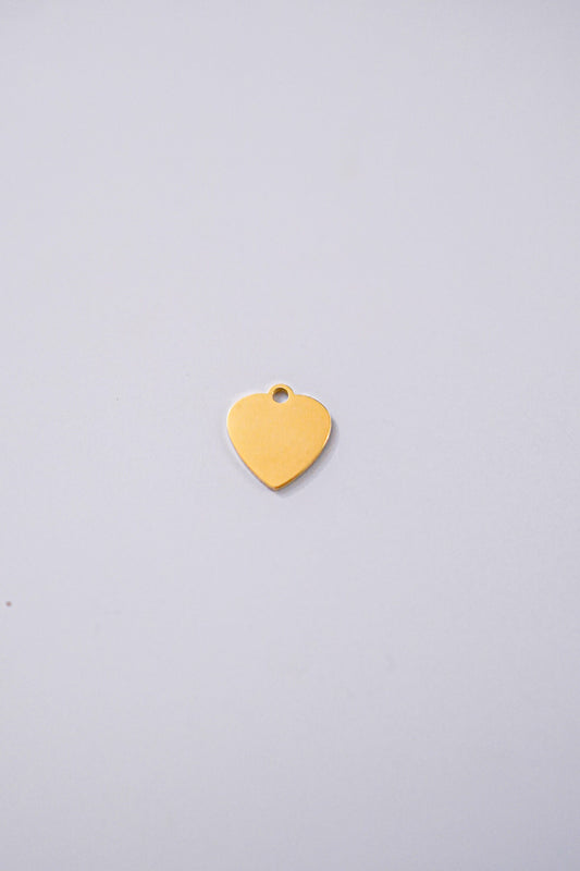 17mm heart charm