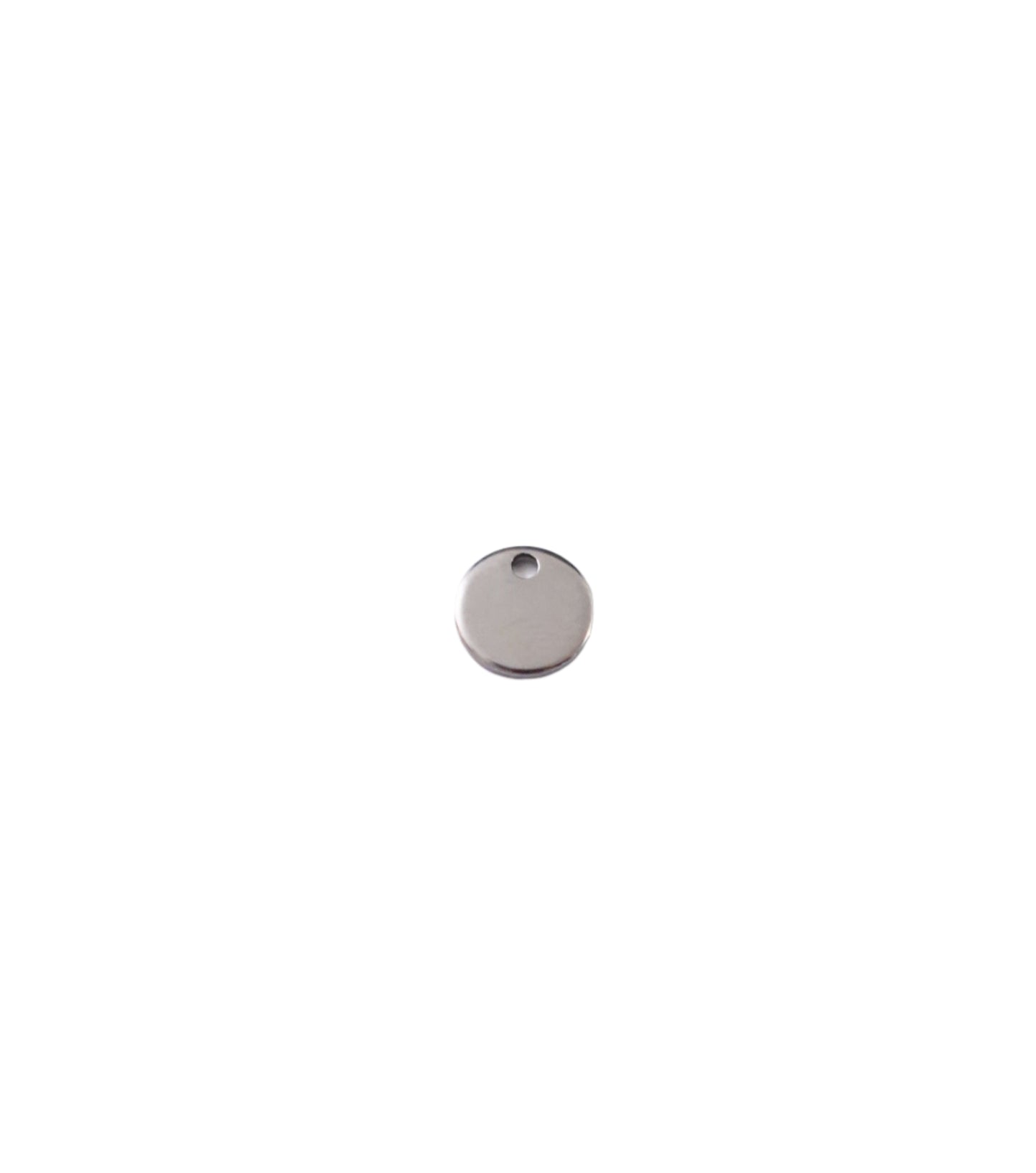 Circle Charm - 6mm Image