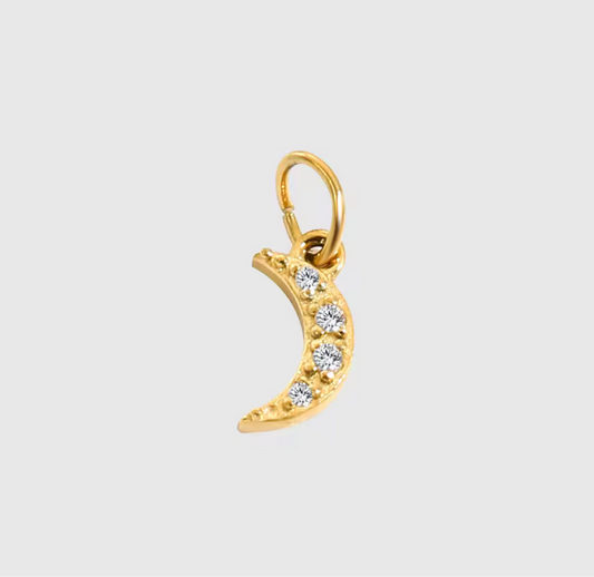 Stone Moon Charm