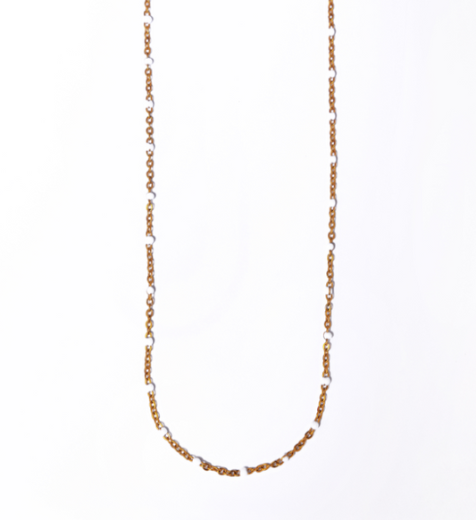 White Beaded Chain - Bracelet