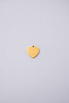17mm heart charm