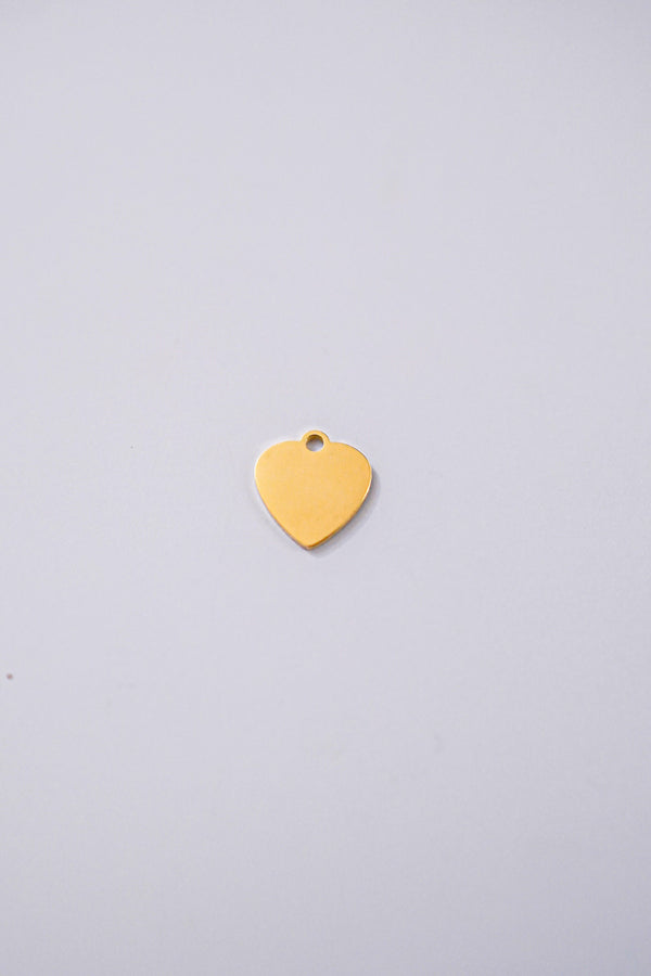 17mm heart charm