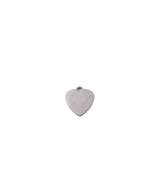 Heart Charm Silver - 17mm Image