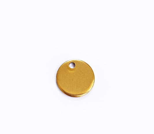 Circle Charm - 6mm
