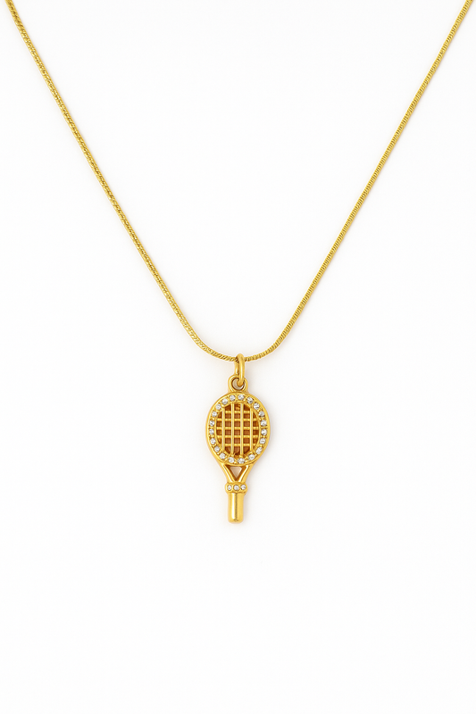 Tennis Racket Necklace