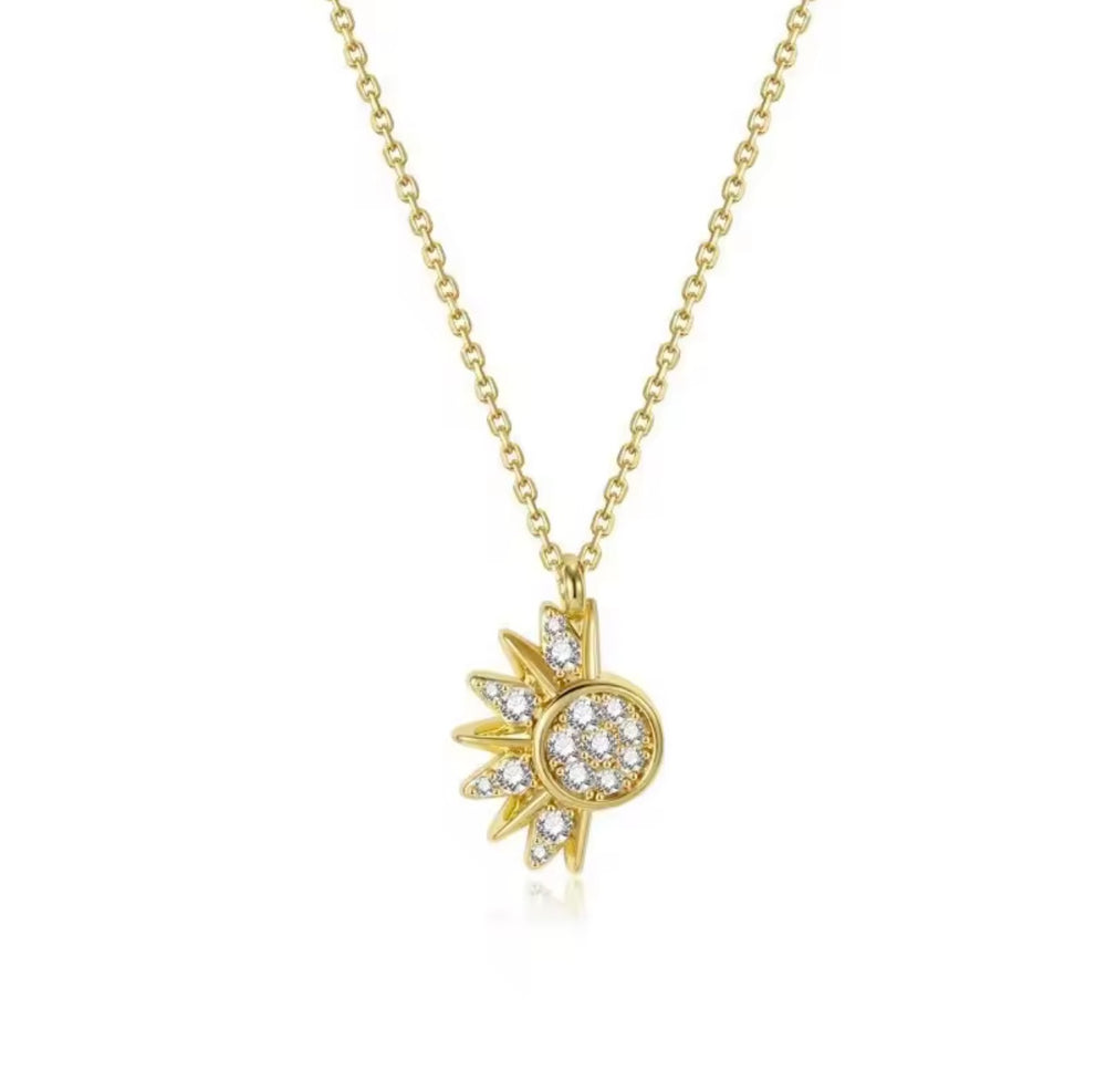 Gold Sun Pendant