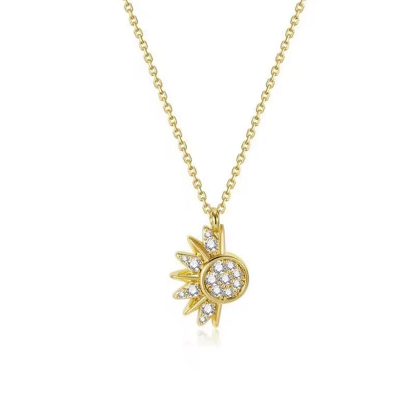 Gold Sun Pendant