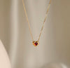 Heart String Necklace