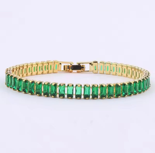 Emerald Tennis Bracelet