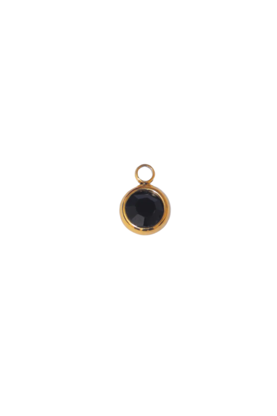 Black stone charm