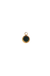 Green stone charm