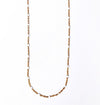 White Beaded Chain - Necklace